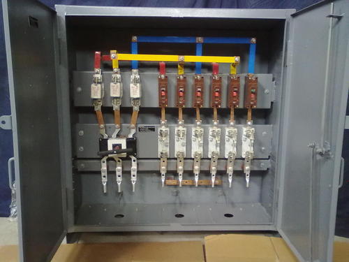 powder-coated metal junction box